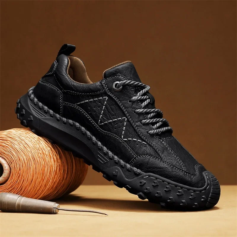 

Men Loafers Moccasins Plus Size 48 Comfortable Breathable Business Shoe Sneakers Driving Shoes 2025 Men's Leather Casual Shoes