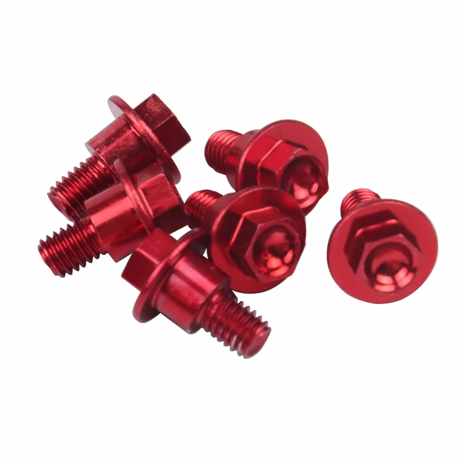 a Set M6*12 Motocross Front Fork Guard Bolt Screw For EXC EXCF SX XC XCW Husqvarna TC FC TE FE TX FX 125 150 250 300 350 450 500 - view 2