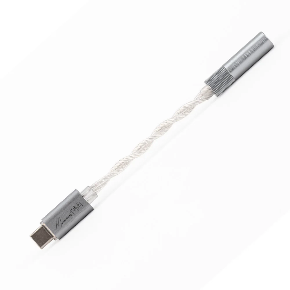 Moondrop ECHO-B متوازن USB DAC المحمولة فك مضخم ضوت سماعات الأذن IEM AMPs المحمول دونغل نوع C إلى 4.4 مللي متر محول