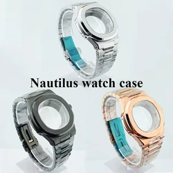 41mm NH35 Case Watch Cases Watch Parts Sapphire Crystal Glass For Nautilus Watch Case NH34/NH35/NH36/NH38 Movement Waterproof