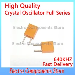 스루홀 세라믹 크리스탈 오실레이터, ZTB640P 세라믹 공명기, 640K 640kHz CRB640P, 2 핀, 10PCs/로트