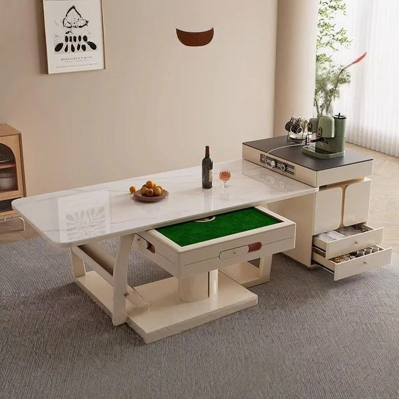 

All-in-one home dining table multi-functional automatic island mahjong machine