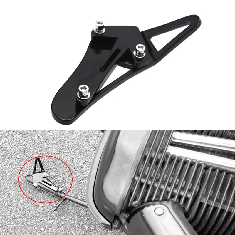 

Motorcycle R18 Kickstand Foot Side Stand Extension Enlarge Support Pad Accessorie For BMW R-18 R 18 Classic 2020 2021 2022