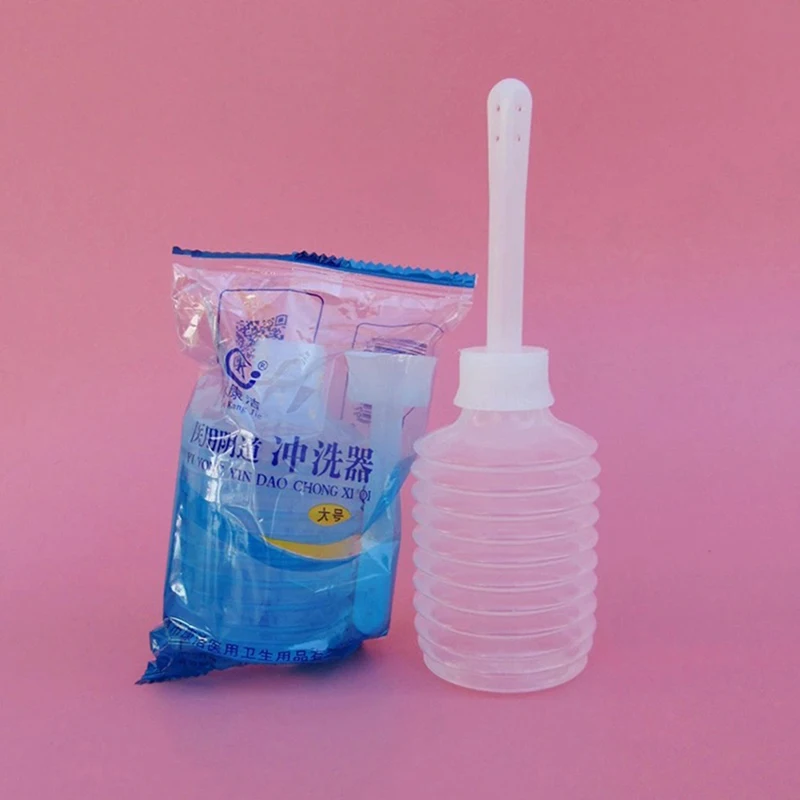 1PCS Enema Rectal Syringe Vaginal Rinse Plug Anal Vaginal Shower Cleaner Sprayer Disposable Anal Cleaner Adult Anal Toy