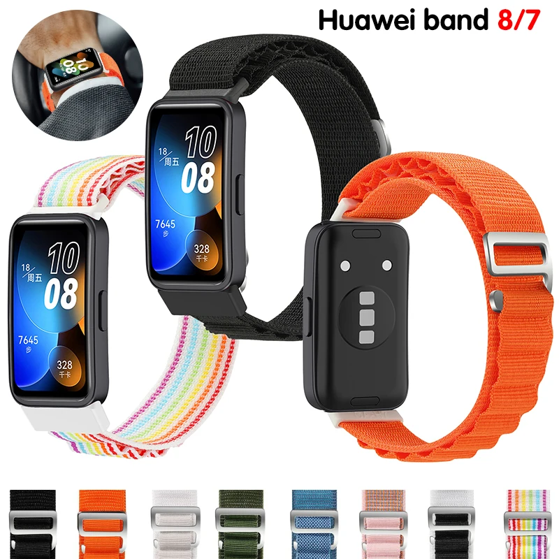 Alpine Loop Strap For Huawei band 8 strap accessories Smart watch replacement belt wristband Sport bracelet Huawei band 7 correa