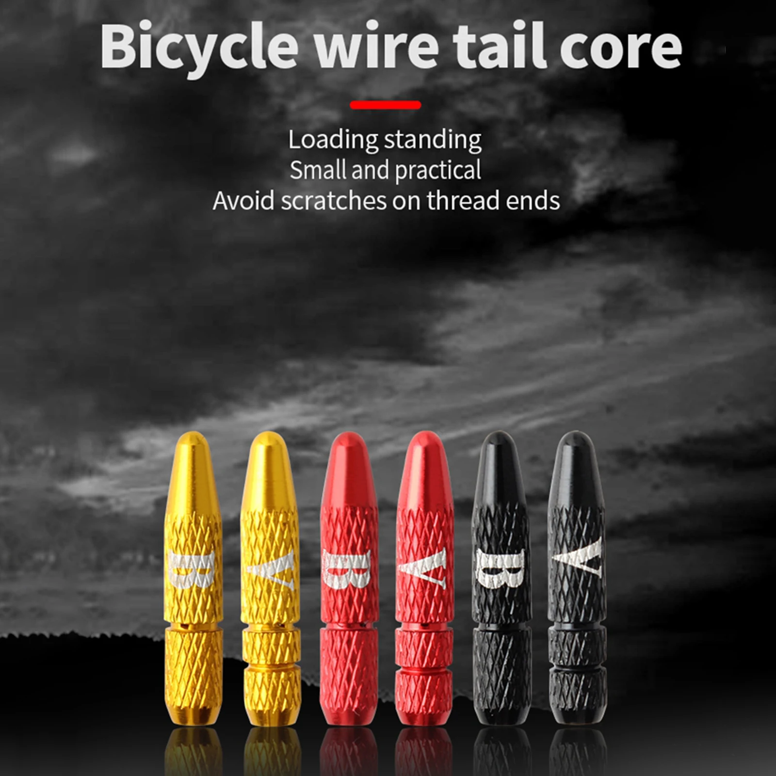 Cable End Caps, Bike Brake Line Ends Brake Shifter Cables End Tips Crimps Mountain Brakes Derailleur Cables