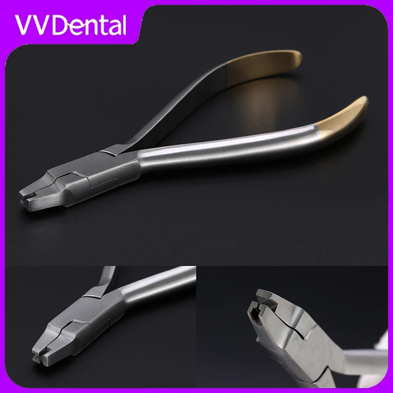 Dental Orthodontic Toolkit - Featuring Lingual Wire Niti Cinch Back Plier, Needle Holder for Suturing & Sharp End Cutting Pliers