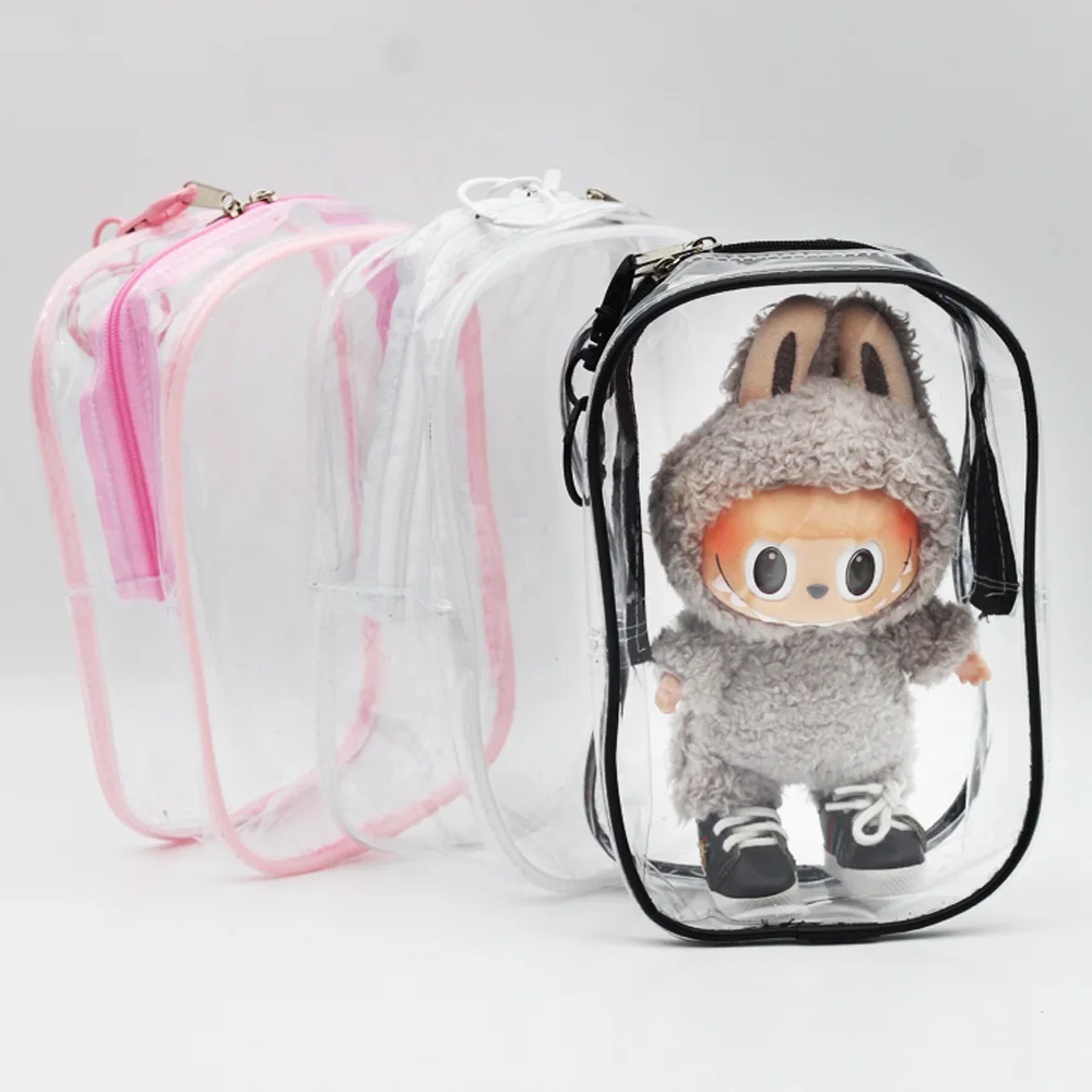 

Lububu Rab Dust Collection Bag 17CM Lingna Belle Out Bag Cotton Doll Portable Storage Boys and Girls Birthday Plush Toys Gift