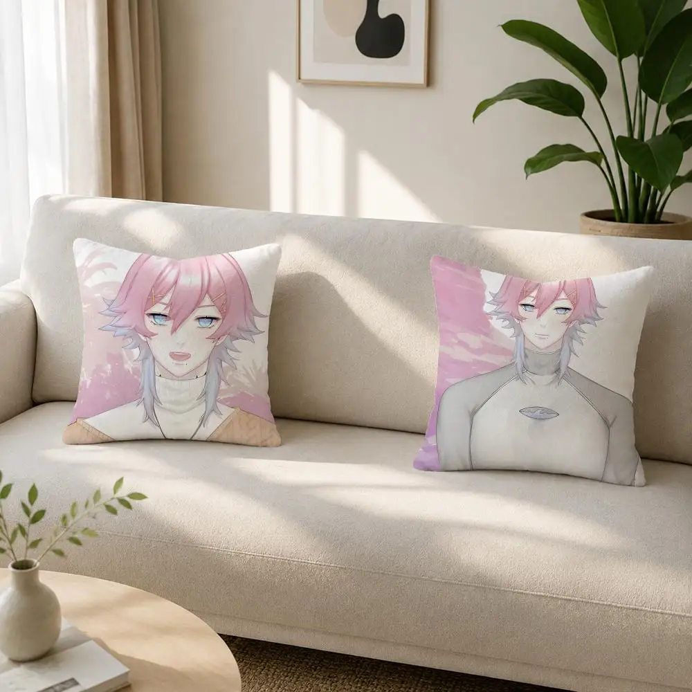 Game 14 Days With You Cushion Cover Soft Plush Cushion Covers Fluffy Throw Pillow Cases for Sofa Bedroom Home Decor