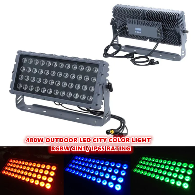 

Waterproof LED Wall Washer Light 480W 4in1 City Color RGBW IP65 Dmx Led Flood Lights