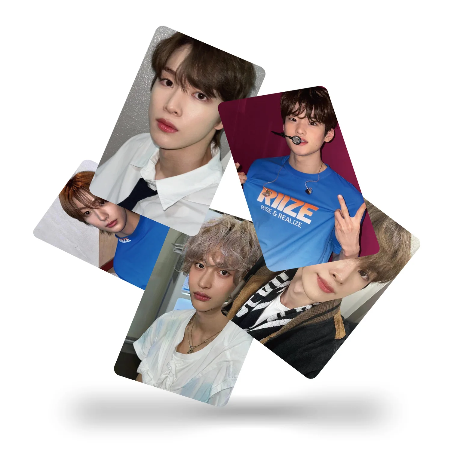 55pcs/Set Kpop RIIZE Laser Boxed Card High Quality HD Coated Card Korean Style LOMO Card ANTON SOHEE SHOTARO Fans Collections