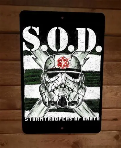 SOD Stormtroopers of Darth 8x12 Metal Wall Sign