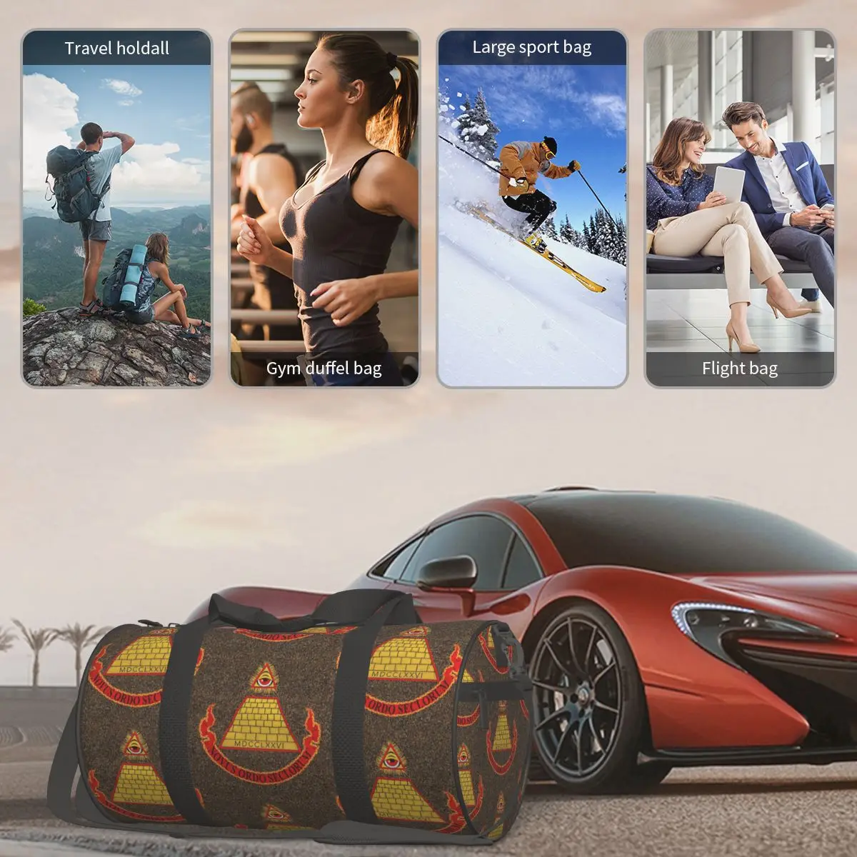 تسعى بصدأ سوزان حقيبة رياضية كبيرة واق من المطر متعددة الوظائف حقائب سفر واق من المطر حقائب اللياقة البدنية