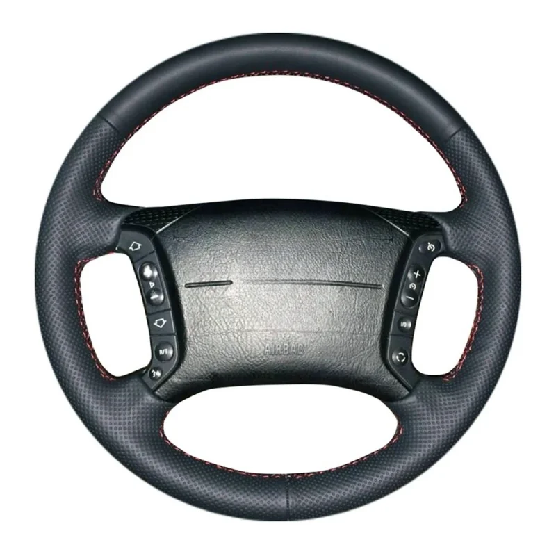 DIY Car Steering Wheel Cover For BMW E46 318i X5 E53 325i E39 Customize Breathable Microfiber Leather Car Interior Accessories