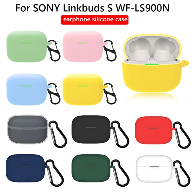 Protective Skin Cover Washable Silicone Case Shockproof Charging Box  Protection Cover Anti-scratch for Sony Linkbuds S WF-LS900N