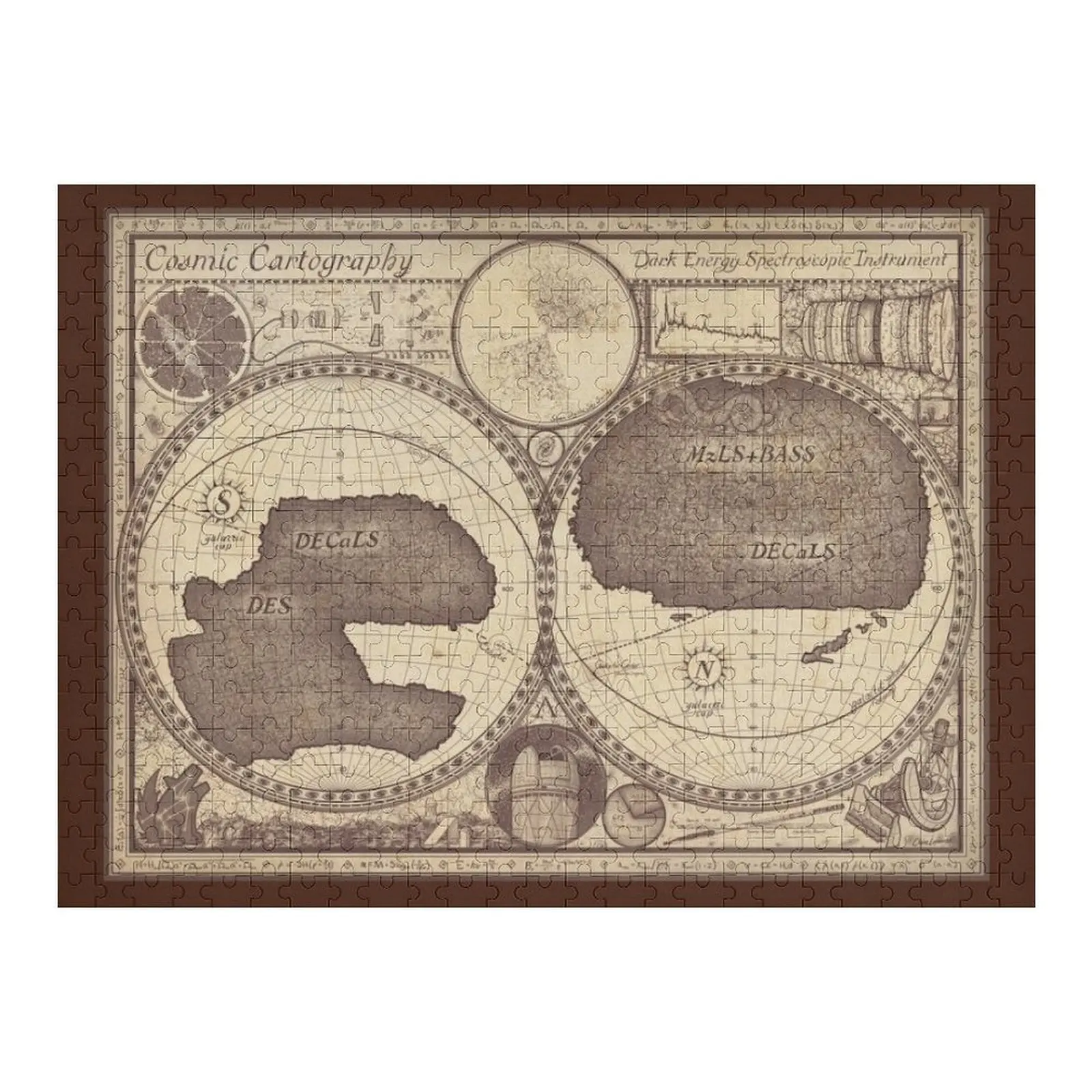 

Cosmic Cartography Jigsaw Puzzle Custom Gift Personalized Puzzle