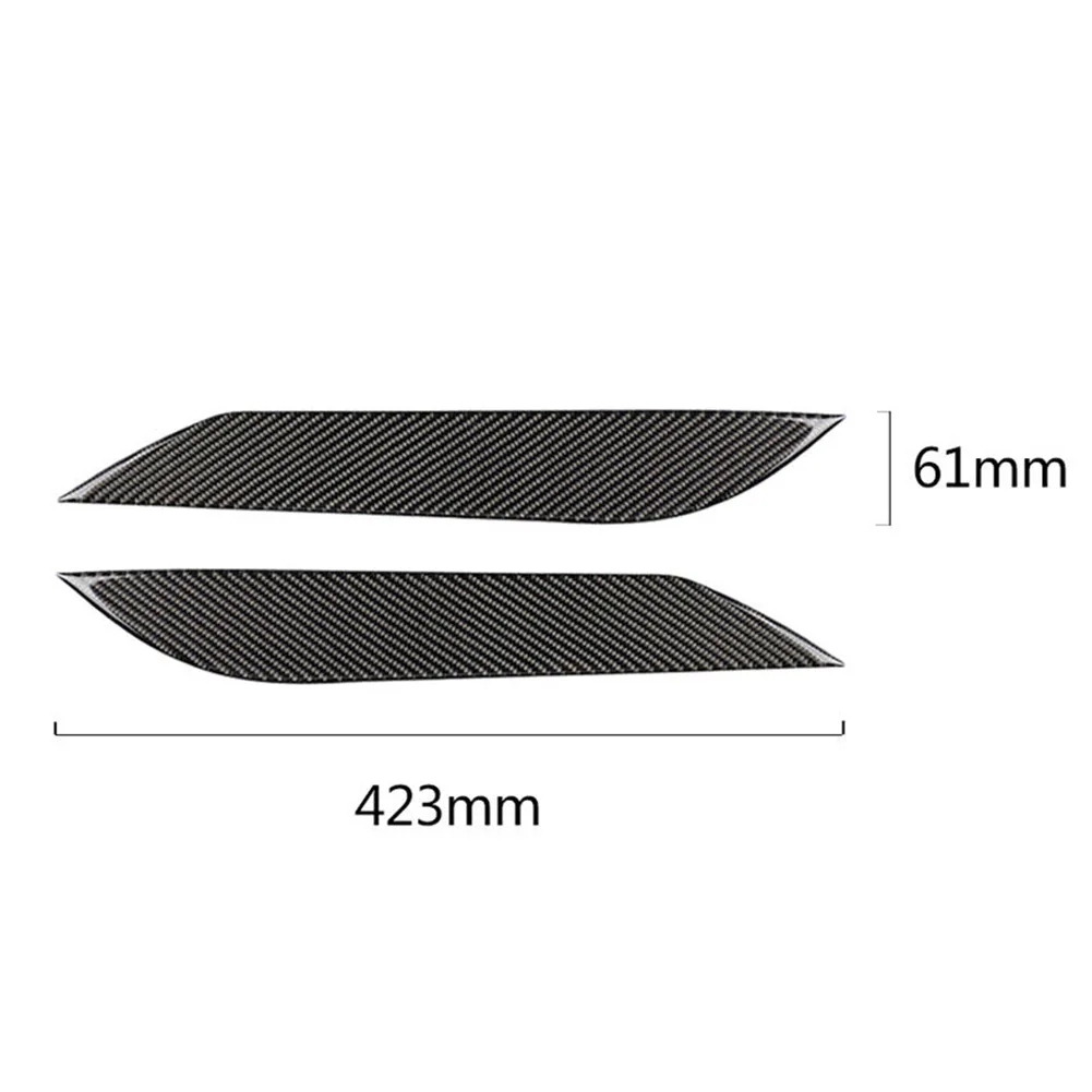 

Eyebrow Trim Headlight Eyelid Stylish Headlight Eyelids Carbon Fiber Eyelids Cover Trims Headlight Eye Lid Brand New