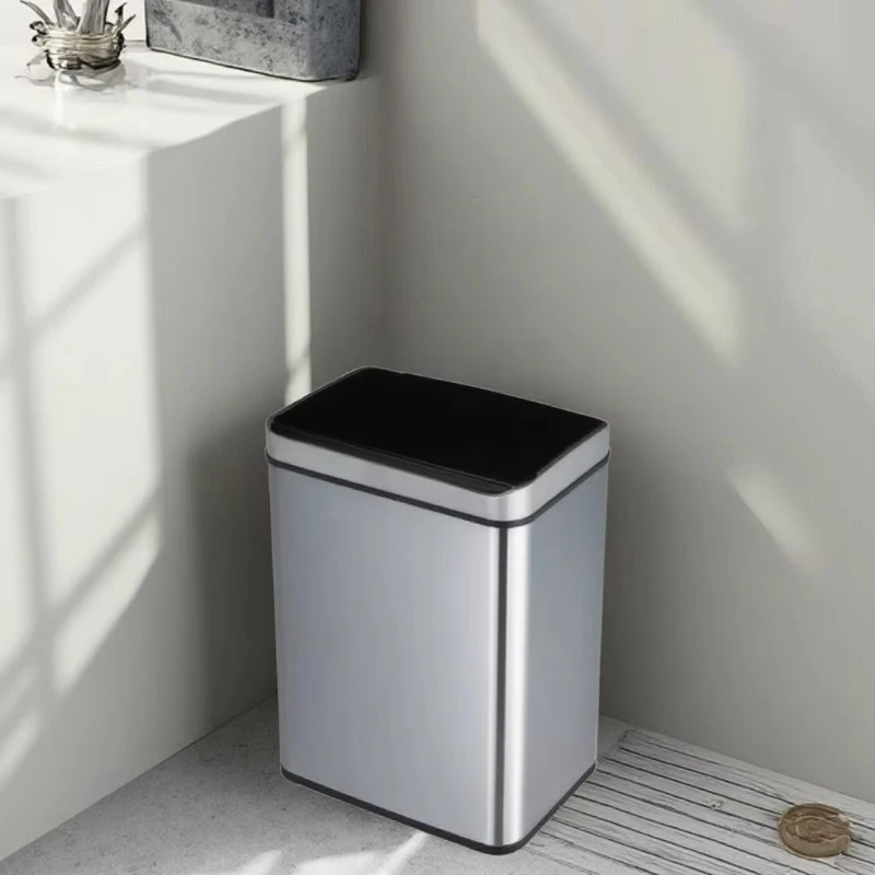 50L intelligent automatic sensor trash can, trash can, indoor office kitchen use, long screen touch screen