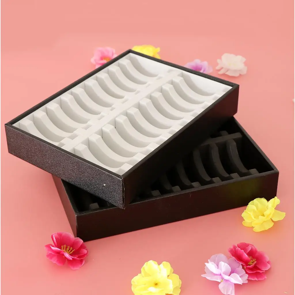 

20 Slots Stackable Bangle Storage Display, Bracelets Tray Jewelry Drawer Organizer Holder Case