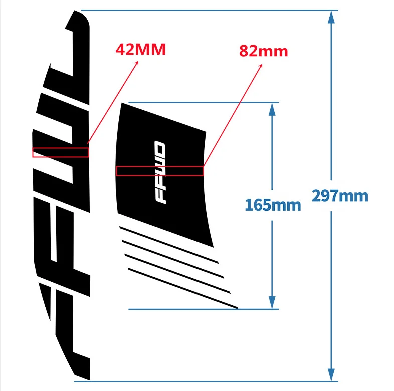 Two Wheelset Stickers for 2021 FFWD F9R Road Bike Bicycle Decals of Fast Forward Vinyl Cycling Accessories Decals Free Shipping