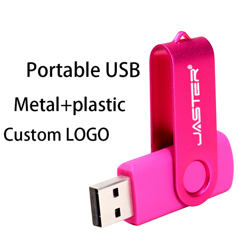 OTG USB Flash Drive 64GB Rotatable 360°  Pen Drives 32GB Personalized Memory Stick 16GB Volume Sales U Disk 8GB