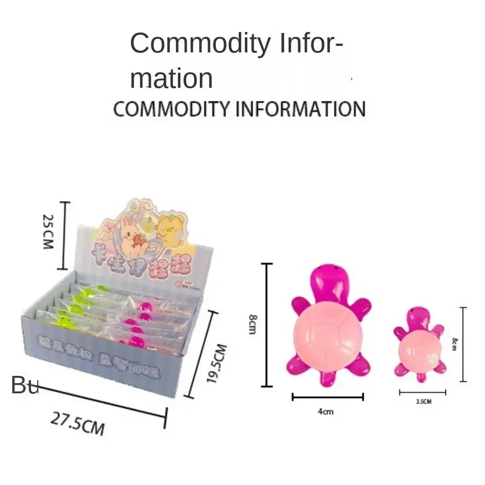 2 pçs/set presente bonito tartarugas luminosas espremer brinquedos pegajosos engraçados beliscar brinquedos criativo macio descompressão brinquedo