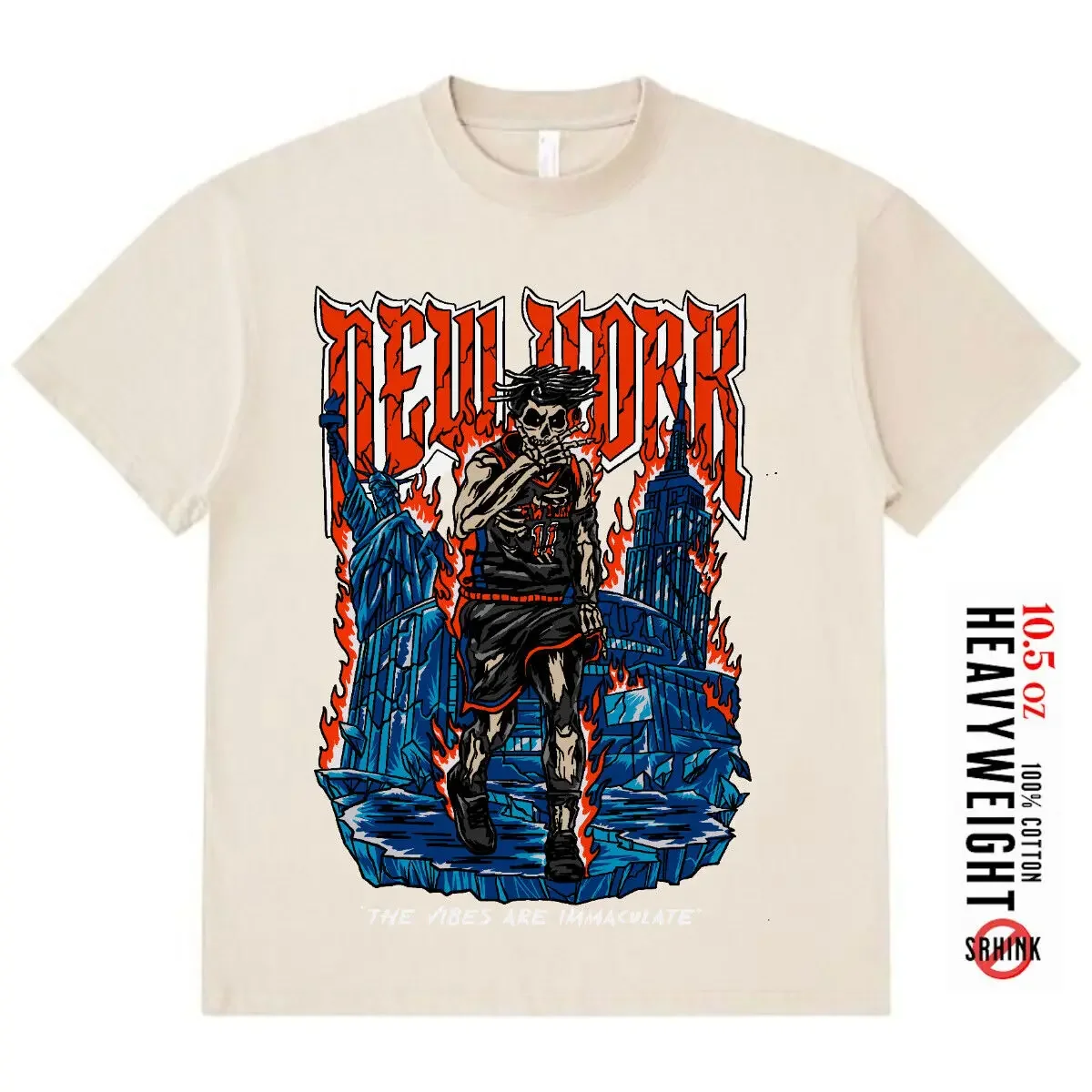 Футболка с длинным или коротким рукавом в стиле «Нью-Йорк»