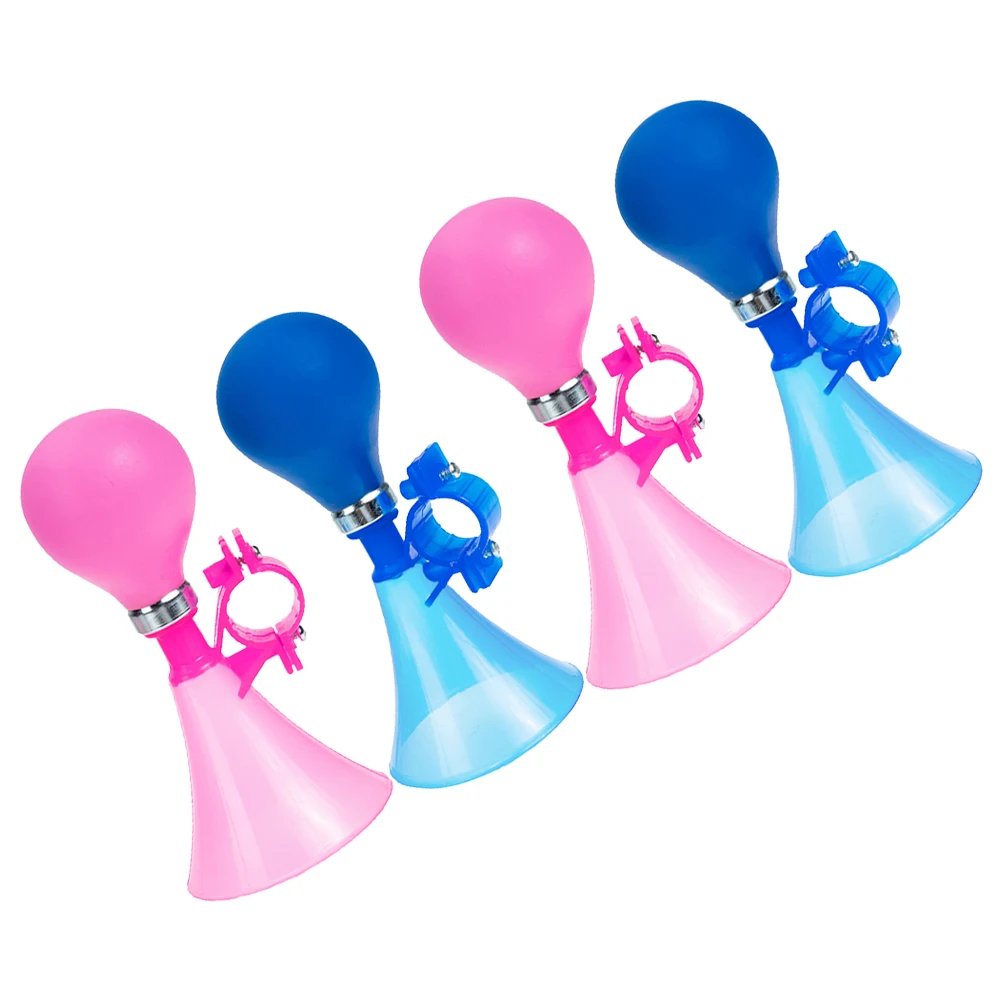 

4Pcs Bicycle Horn Set Powerful Loud Noise Making Cycling Bell for Tricycle Mountain Bike Handlebar Mounted Outdoor Safety