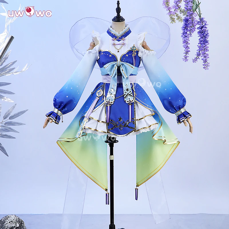 سلسلة UWOWO Collab: أنيمي Loveee Live! أزياء UR Rin Hoshizora Princess of the Night Sky التأثيرية أزياء الهالوين #4