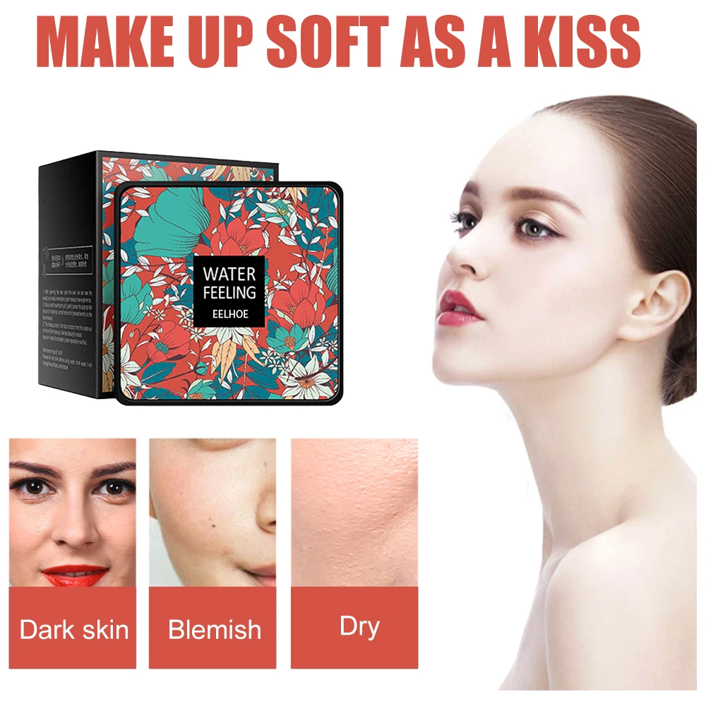 EELHOE Mushroom Head Air Cushion BB Cream No Creasing/Cakey Waterproof Moisturizing No Separating Brightening Primer Foundation