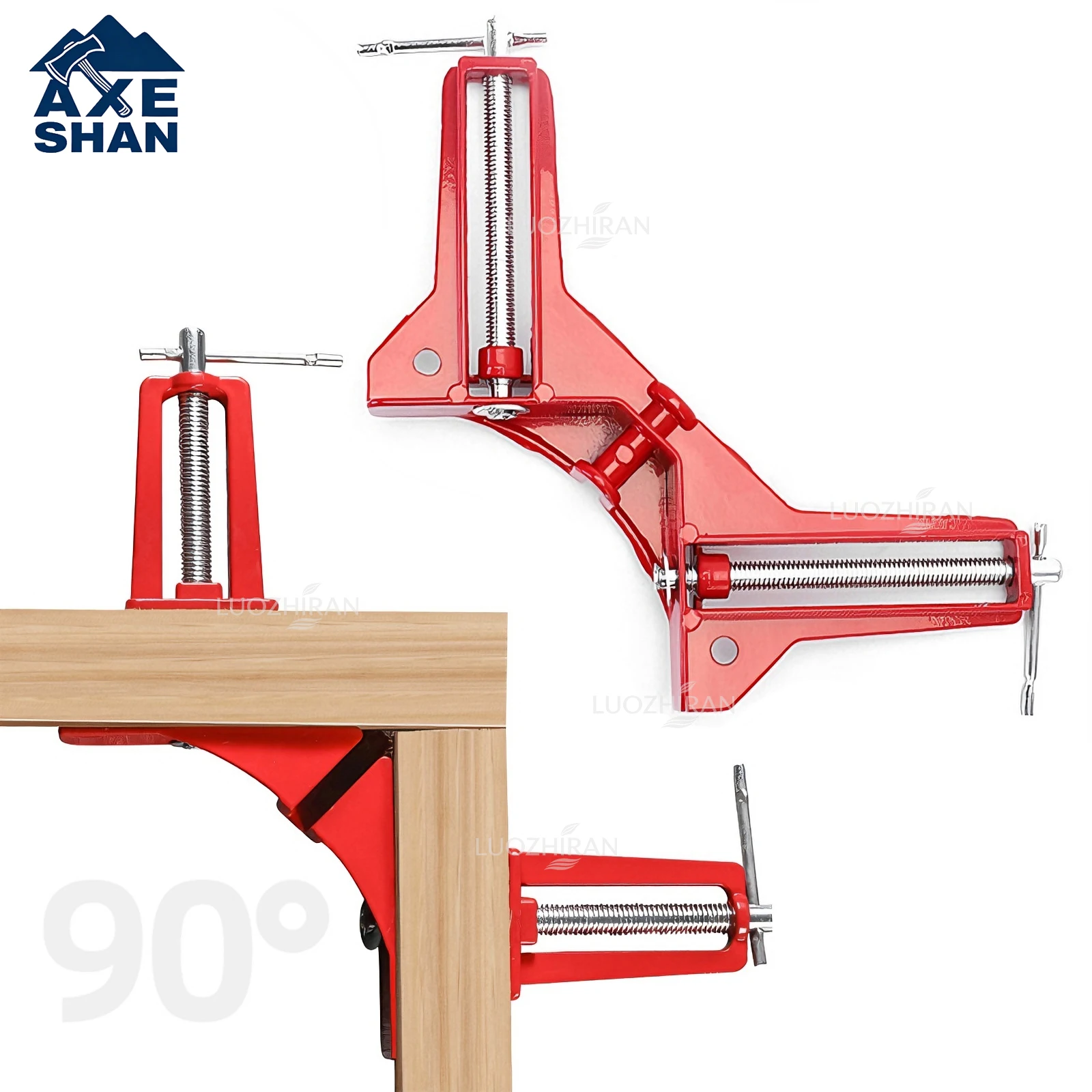 90 Degree Right Angle Clamp Corner Positioning Fastener for Furniture Cabinet Frame Photo Projects Woodworking DIY Hand Tool