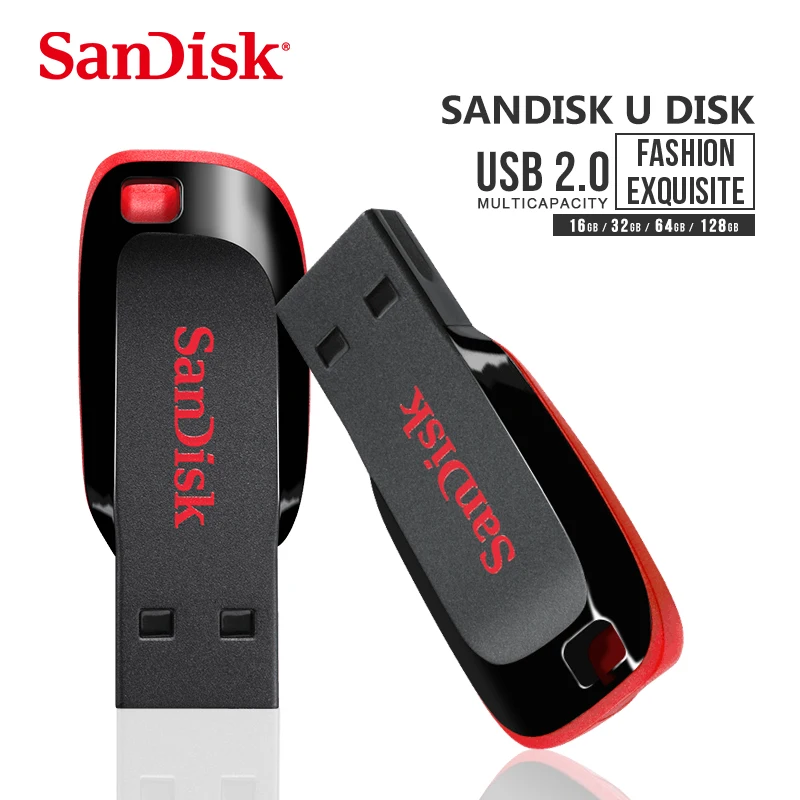 SanDisk CZ50 USB 2.0 フラッシュドライブ 128GB 64GB 32GB Uディスク 16GB USB2.0 ミニペンドライブ USBメモリ フラッシュUSBスティック コンピューター用