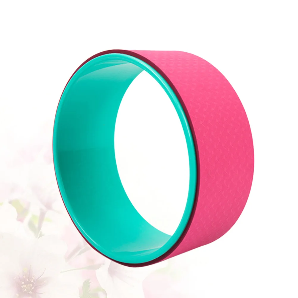 

Yoga Wheel Premium Nonslip Sweat-Resistant For Balance Flexibility Stretching Yoga Accessory Pilates Women Rose