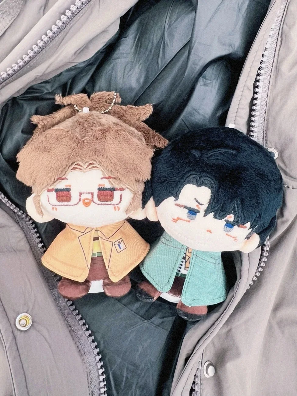 Attacco caldo su Titano Levi Ackerman Mikasa Ackerman Figura carina Peluche Ripiene di cotone Bambola Zaino Ciondolo Ragazzo Ragazza Giocattoli Regalo