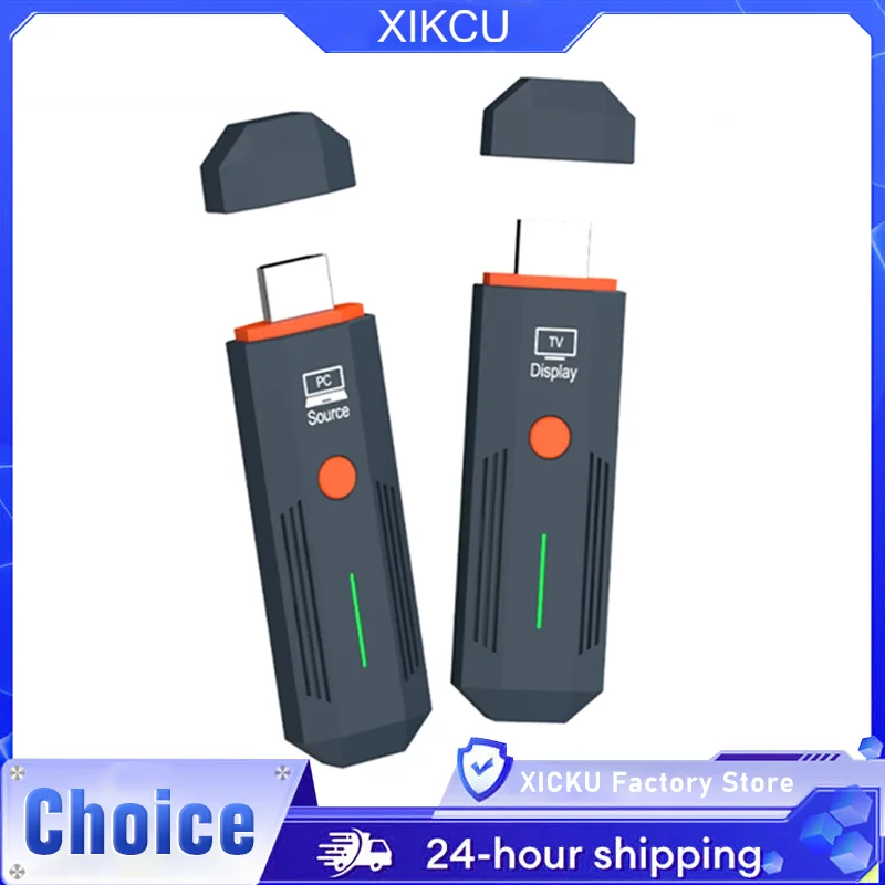 

Беспроводной HDMI-совместимый передатчик-приемник видео и аудио 50 м, 1080P, 60 Гц, адаптер-удлинитель дисплея для подключения ПК к проектору и монитору