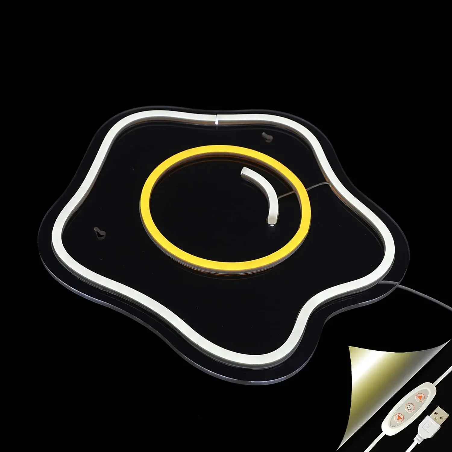 

Неоновая вывеска «Яйцо-пашот» с USB-питанием, регулируемая LED-подсветка, настенный декор для ресторана, кухни, гостиной, подарки на день рождения