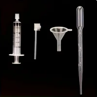 Ensemble de suppléments de parfum 20/40 pièces: entonnoir en plastique, pipette, compte-gouttes et seringue-idéal pour les voyages et les cosmétiques de bricolage 6