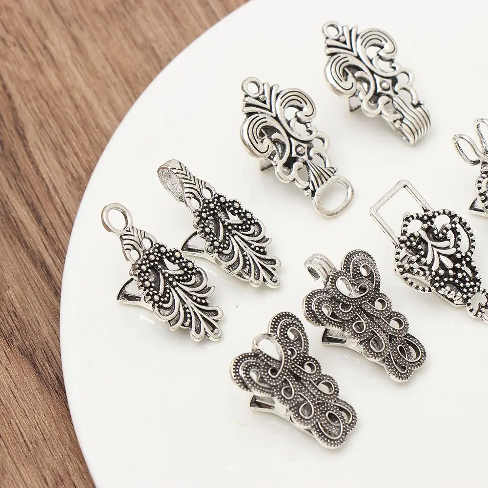 Charm Gift Retro New DIY Sweater Blouse Pin Clip Clasps Cardigan Clip Shawl Brooch