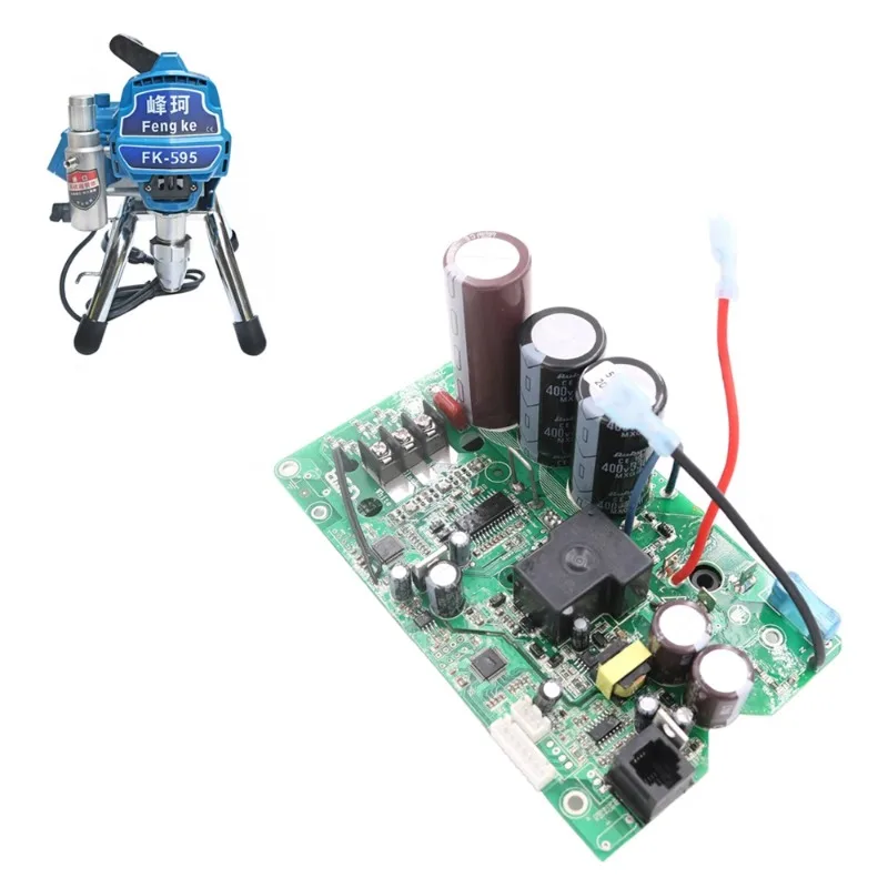 495 595 اللوحة الأم ، سرعة تحكم بخاخ الطلاء الكهربائي أداة أجزاء الأصلي GuTuBao Fengke بخاخ طلاء بدون هواء
