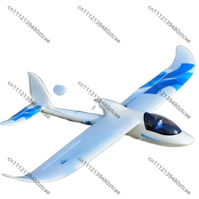 1500mm Beginner RC Fixed Wing Glider, EPO Foam X8 Trainer Aircraft with Detachable Wings, Stable Slow Flight FPV Platform