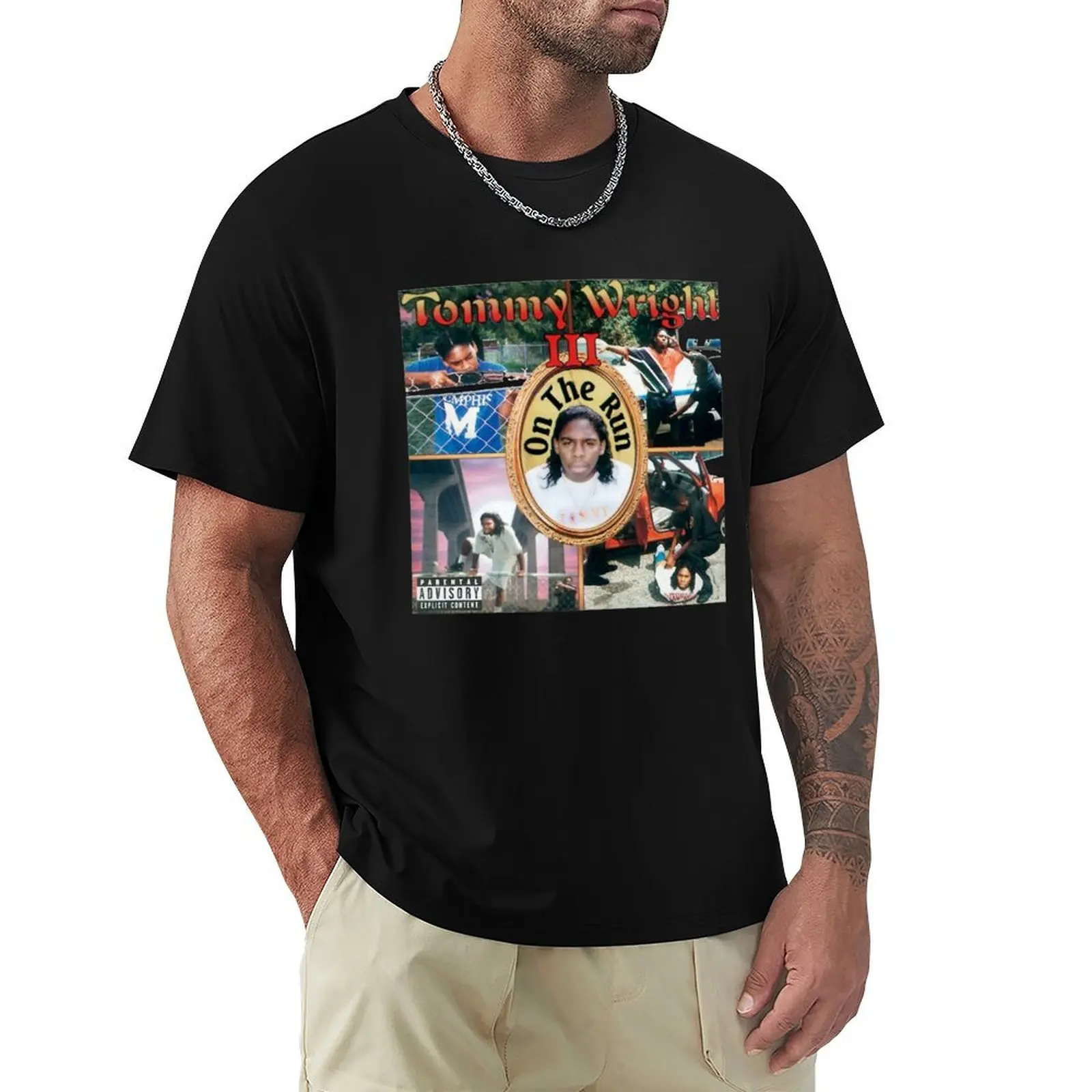 Tommy Wright III - 1990s Memphis Hip Hop Legend T-Shirt Casual Basic Short Sleeve T-Shirt
