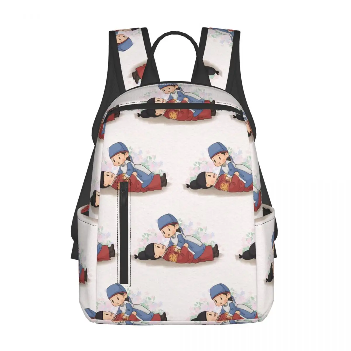 ホットテレビシリーズラブカップルボナペティットユアマジェスティバックパックデイパック子供用ブックバッグスクールバッグショルダーバッグ男性用女性用