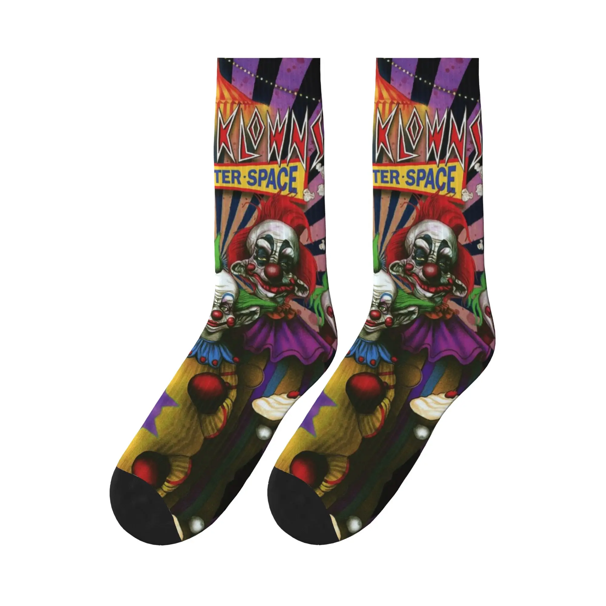 

Спортивные носки Killer Klowns from Outer Space, высококачественные носки на все сезоны, длинные носки для мужчин и женщин, подарки