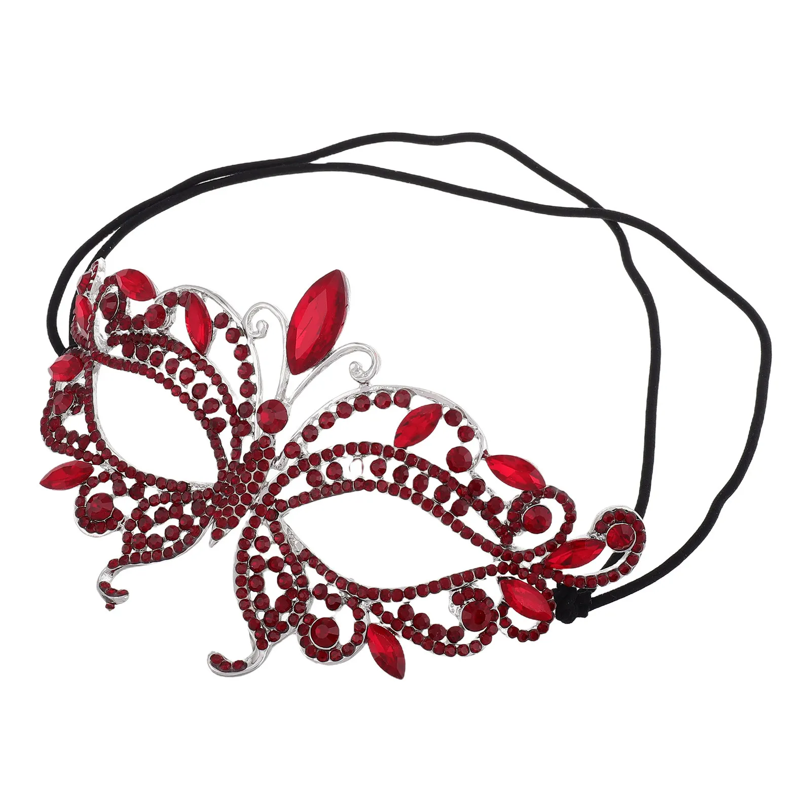 

Блестящая полумаска для лица для женщин, со стразами, из сплава, для маскарада, вечеринки, бала, выпускного вечера, аксессуар с хрустальной короной