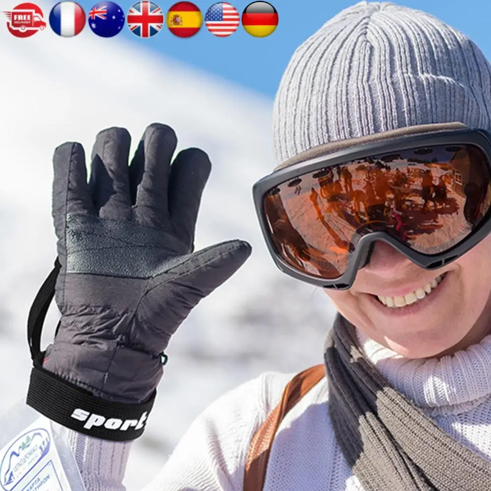 4 قطعة حزام القفازات على الجليد لمكافحة خسر قفاز شريط للرسغ قفاز مرن حزام الأمان للتخييم والتزلج والأنشطة الخارجية