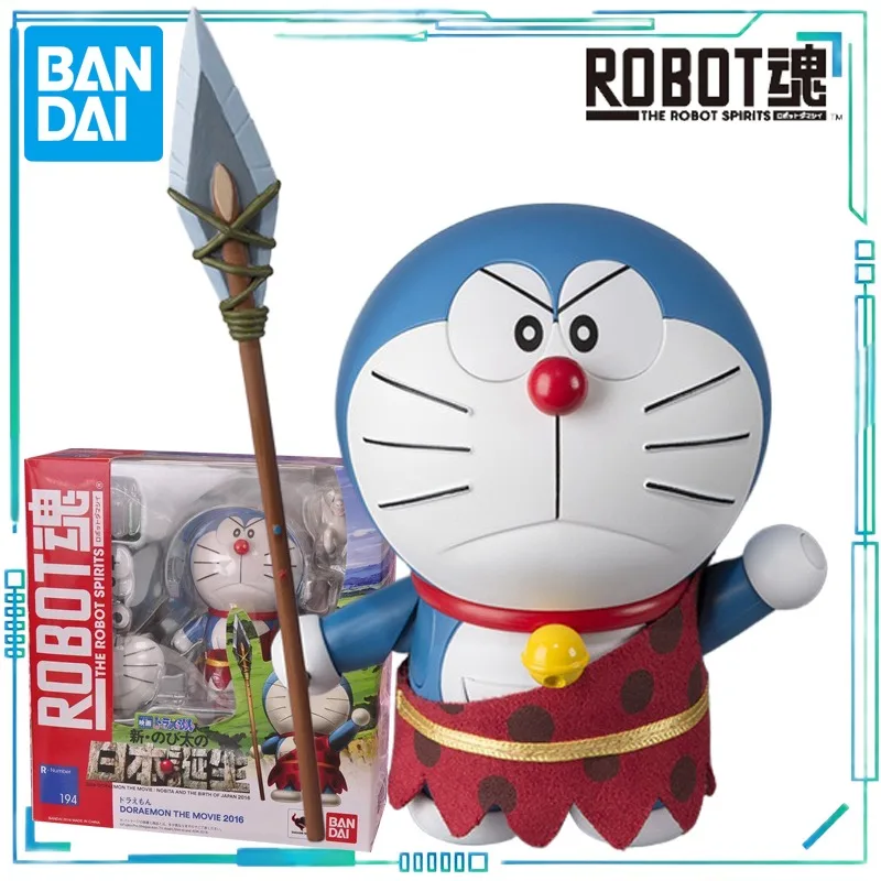 BANDAI genuino ROBOT Soul Series 194 Doraemon Doraemon Nobita y Japón nacido producto terminado modelo juguetes móviles