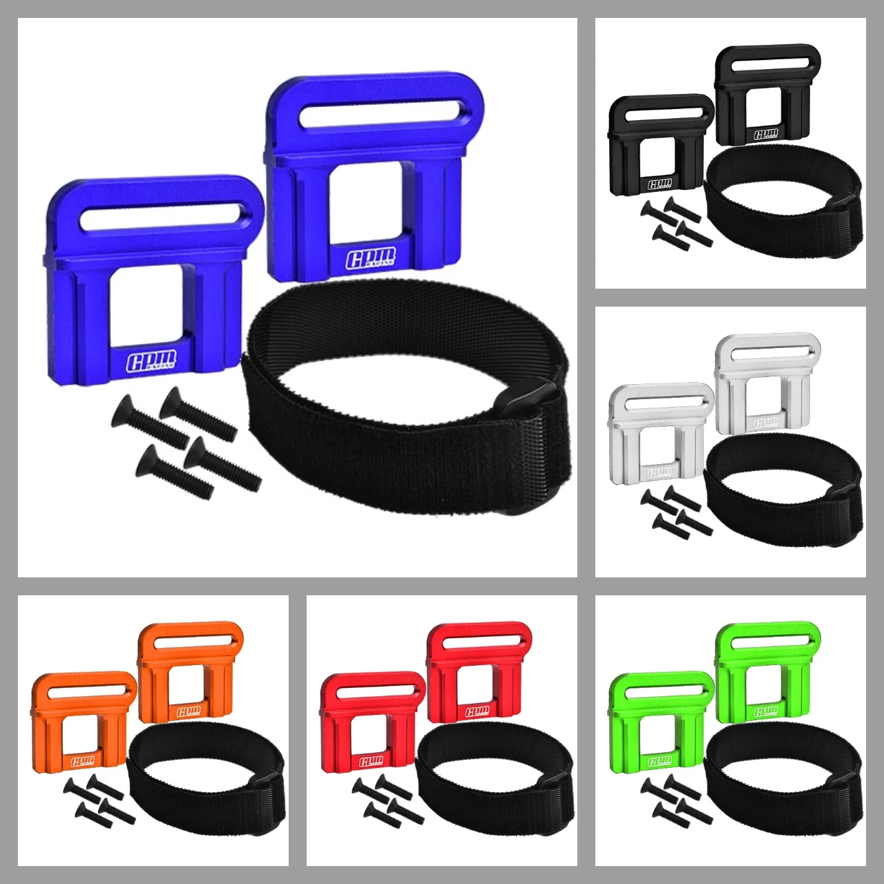 GPM 7075 مثبت سبيكة، بطارية قابلة للطي لزلاجة TRAXXAS 1/8 6S Maxx Slash