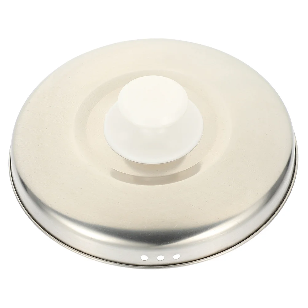 

Metal Rice Cooker Lid Stainless Steel Pot Cover Anti-Scald Universal Pan Lid Replacement Cooking Pot Cover
