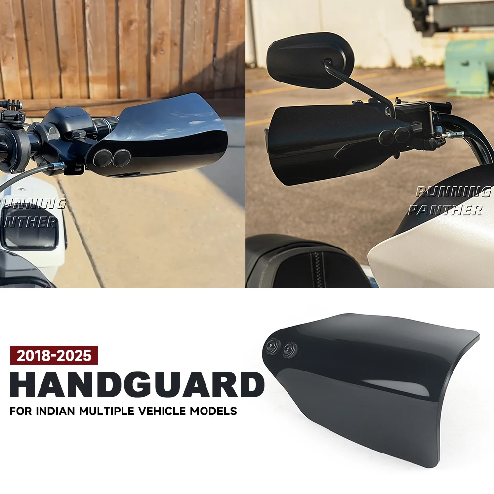 

Motorcycle Accessories For Indian Chief/Challenger 2020-2024 2025 Handguard Protectors - Universal Heavy Duty Hand Shield Cover
