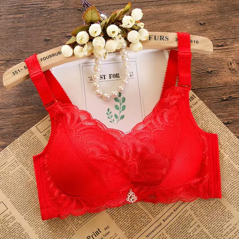 【 Bra+Underwear 】 Non steel rims, strapless, thickened, thin, gathered bra top support, adjustable bra set